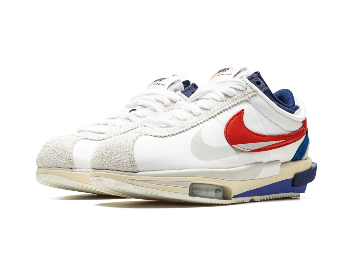 Nike Zoom Cortez SP X Sacai "White University Red Blue" - street-bill.dk