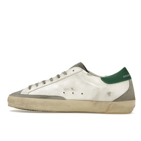 Golden Goose Super-Star White Silver Green