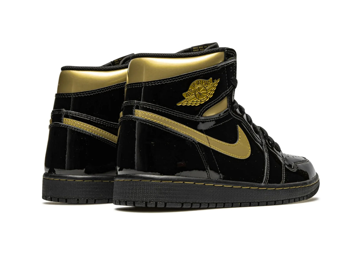 Nike Air Jordan 1 Retro High "Black Metallic Gold" - street-bill.dk