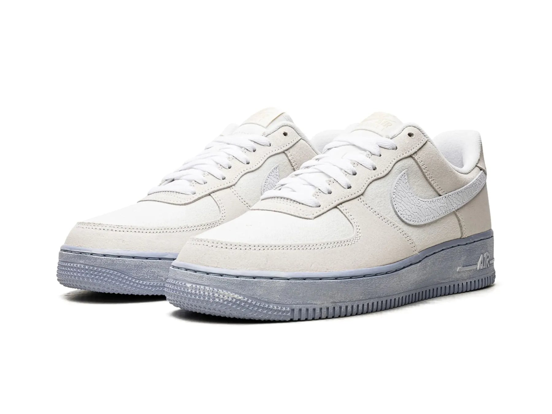 Nike Air Force 1 Low LV8 EMB "Summit White Blue Whisper" - street-bill.dk