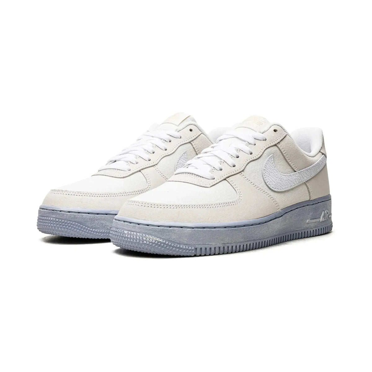 Nike Air Force 1 Low LV8 EMB "Summit White Blue Whisper" - street-bill.dk