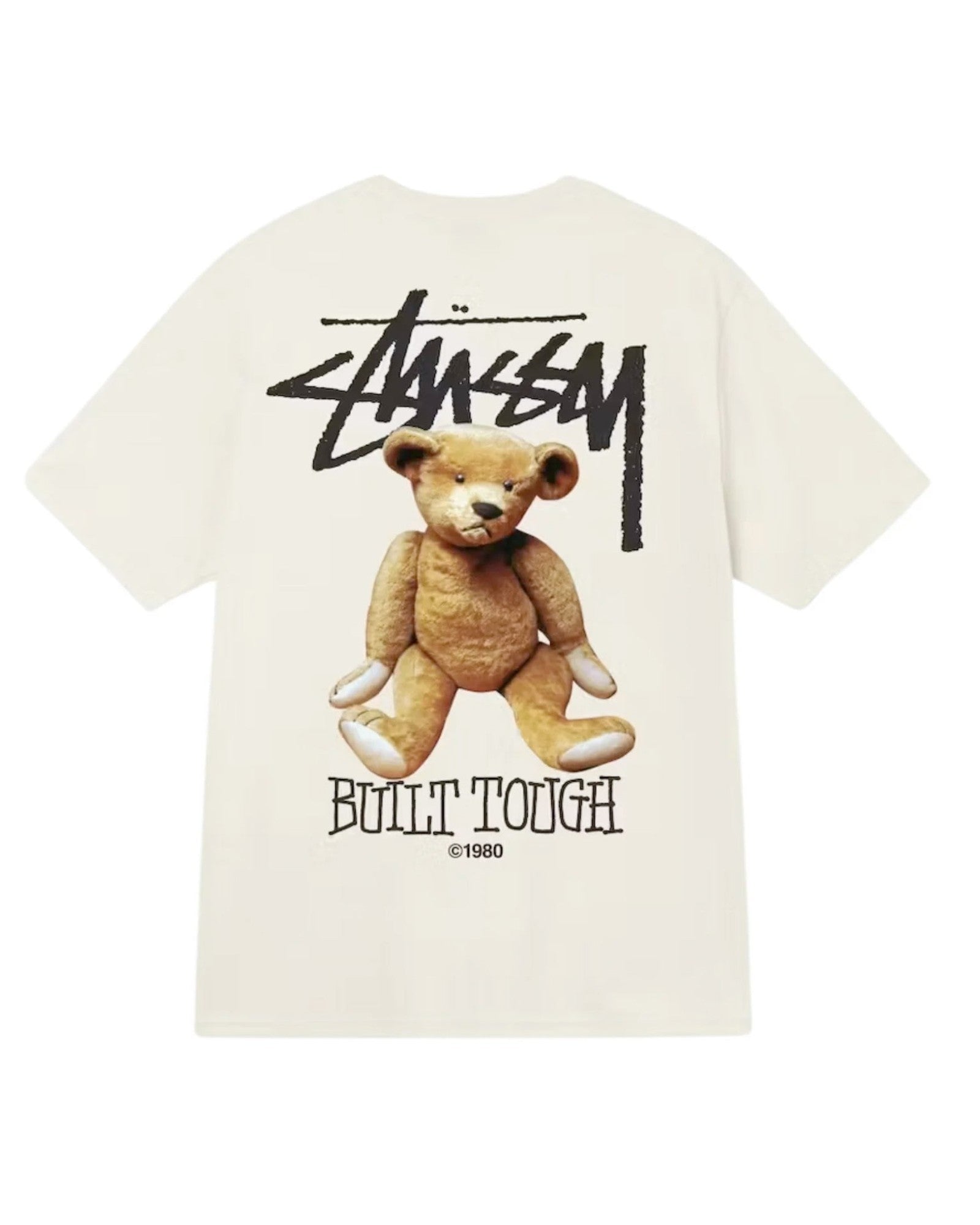 Stussy Built Tough Tee "Putty" - street-bill.dk