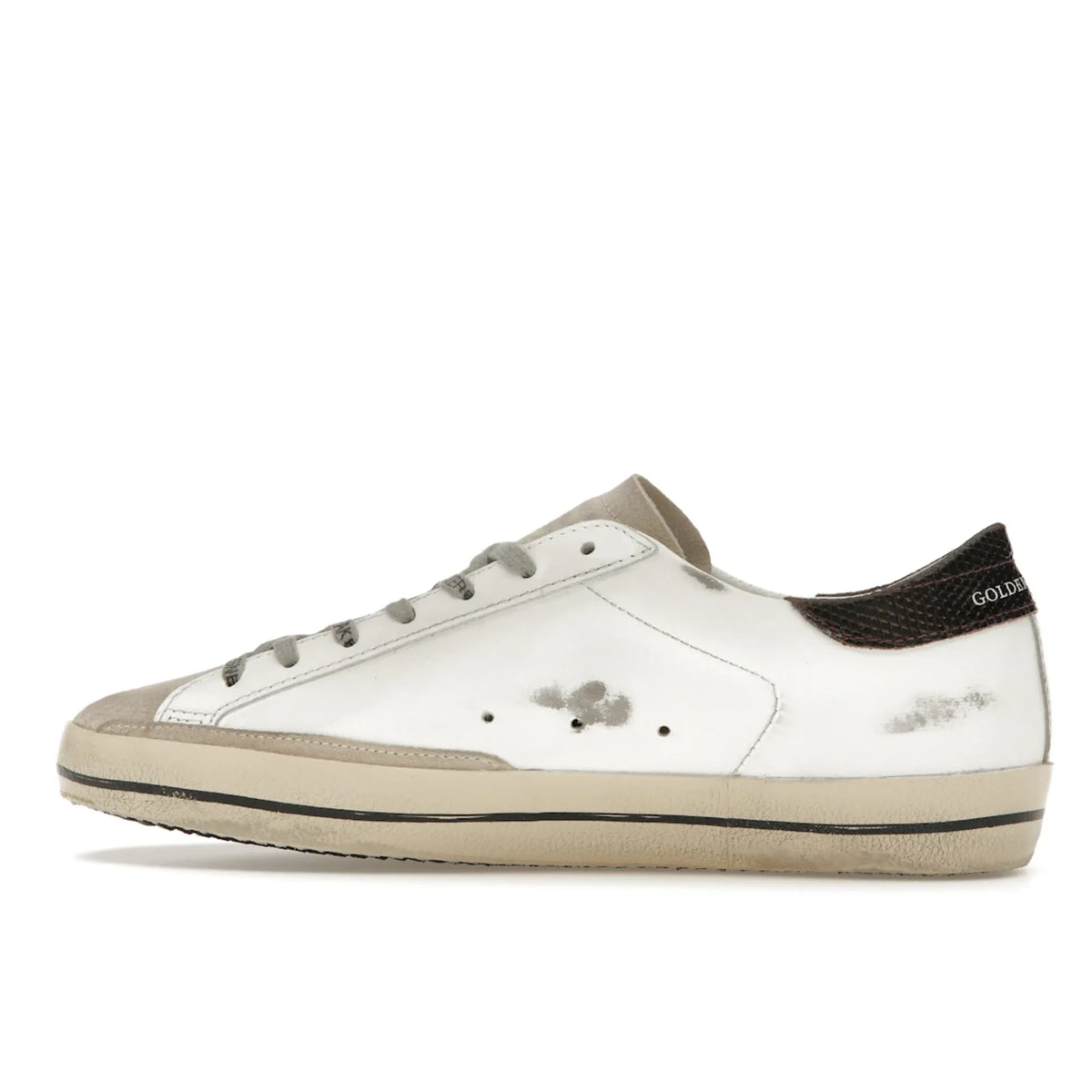 Golden Goose Super-Star White Seedpearl Green