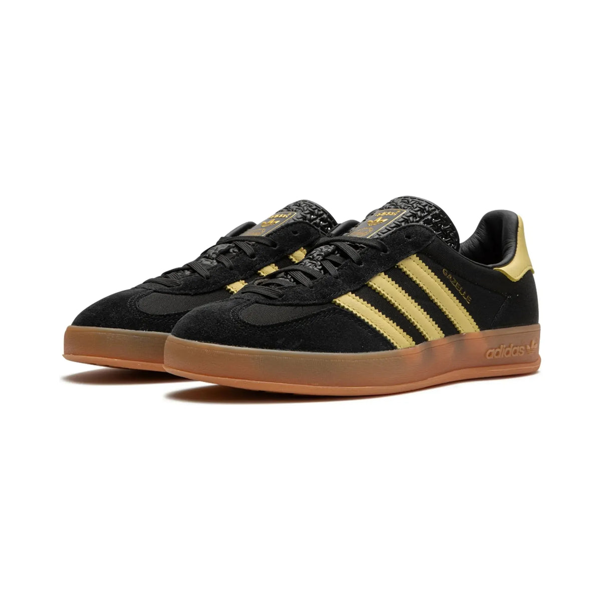 Adidas Gazelle Indoor "Black Almost Yellow Gum" - street-bill.dk