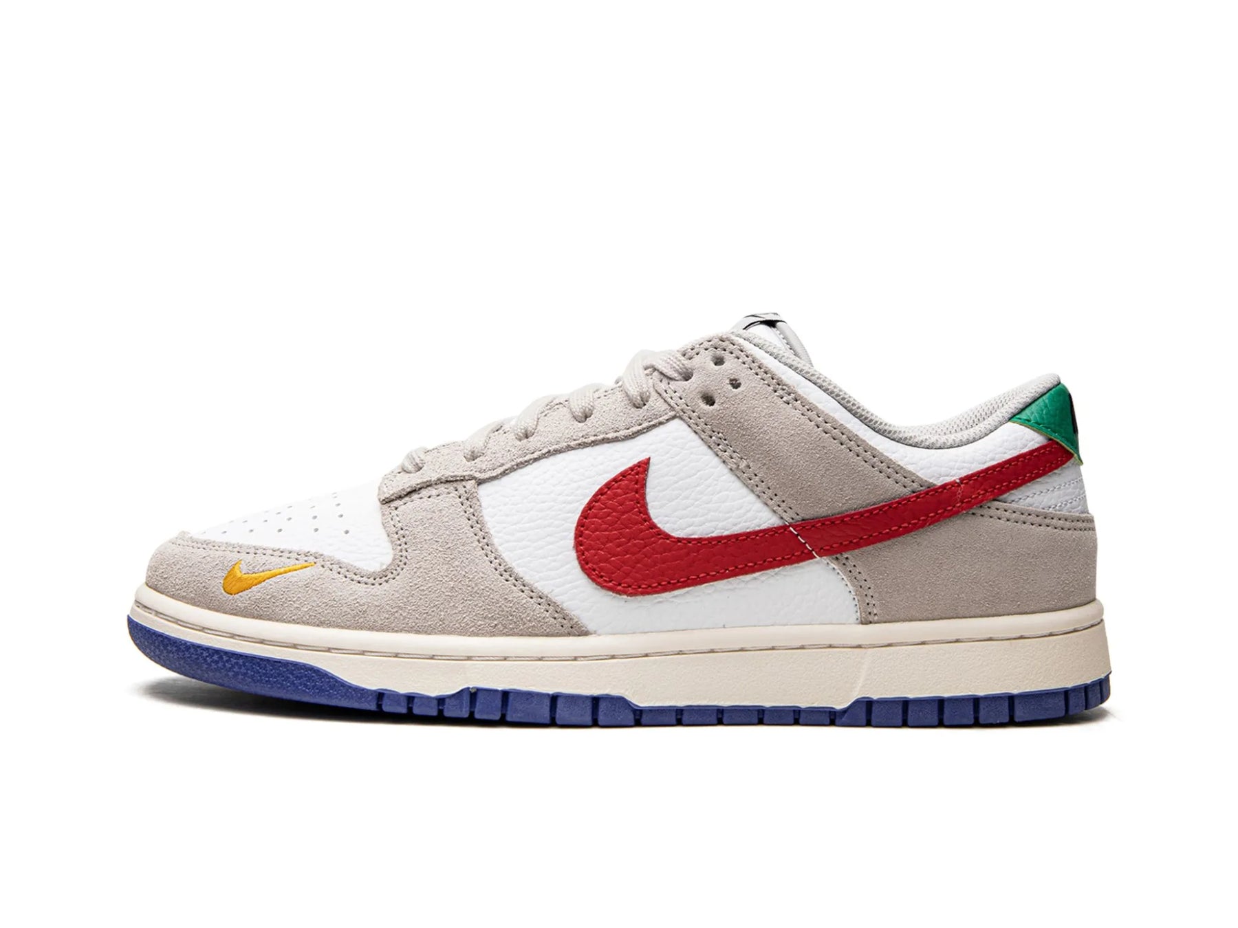 Nike Dunk Low "Light Iron Ore Red Blue" - street-bill.dk