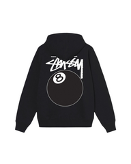 Stussy 8 Ball Hoodie Black