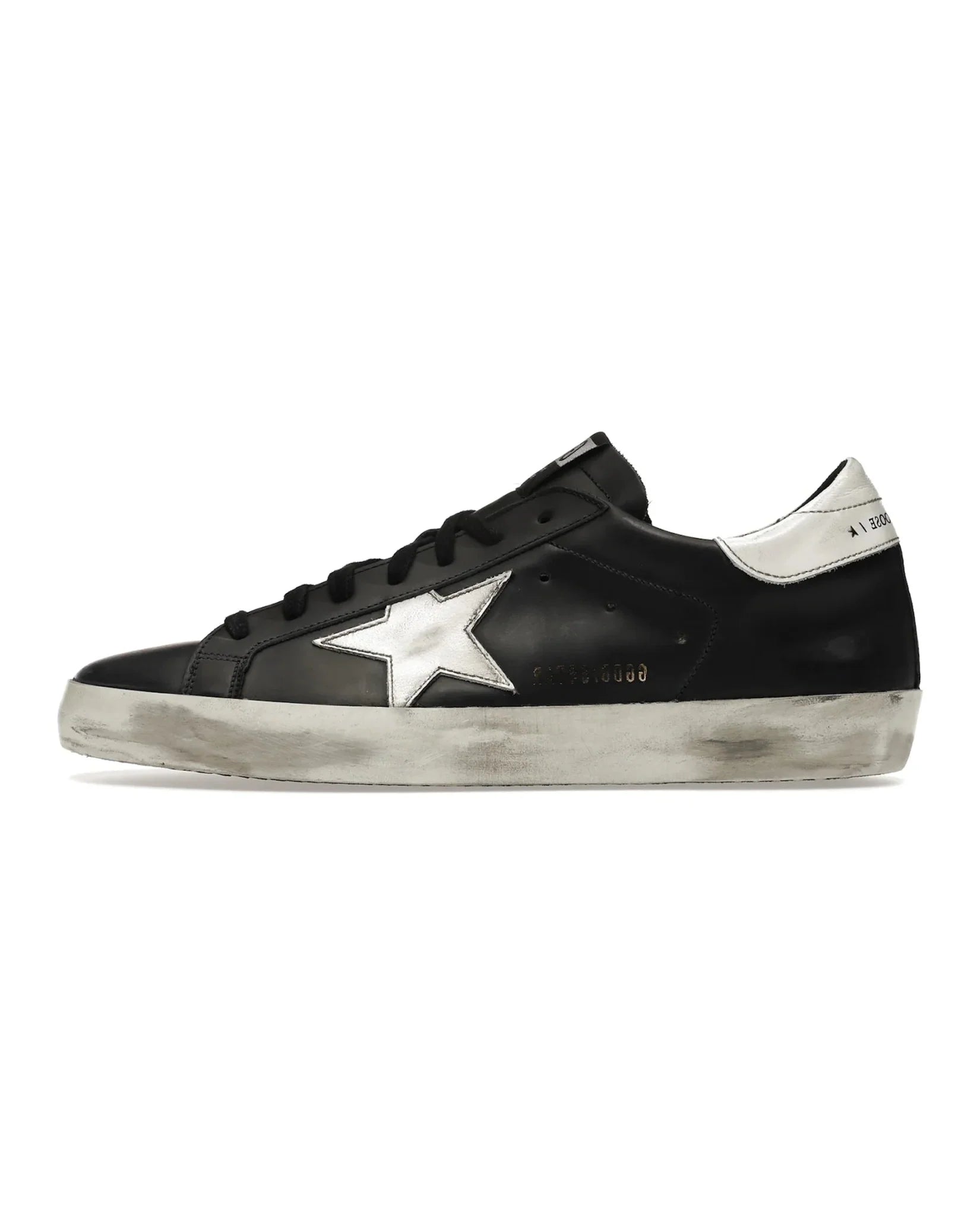 Golden Goose Super-Star Black White Leather