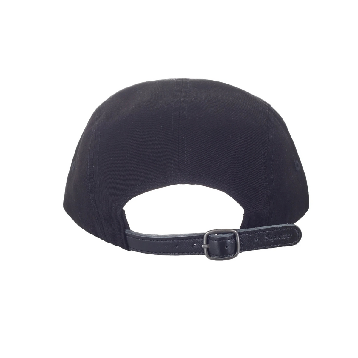 Supreme Washed Chino Twill Camp Cap "Black"