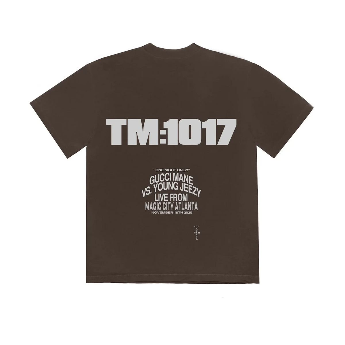 Travis Scott Cactus Jack For Verzuz TM:1017 T-shirt "Brown"
