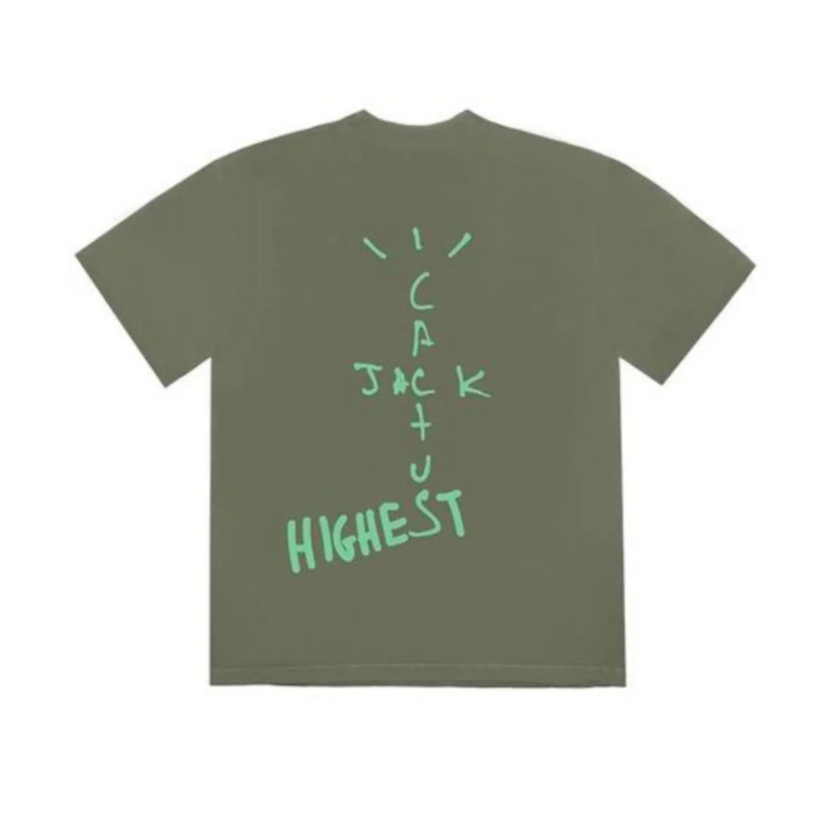 Travis Scott x Jordan Cactus Jack Highest T Shirt "Olive"