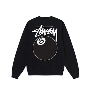 Stüssy 8 Ball Crew "Black"