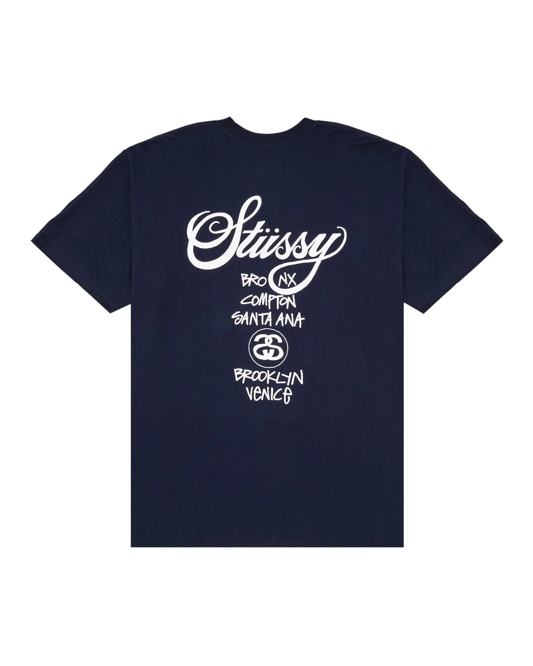 stüssy navy t-shirt