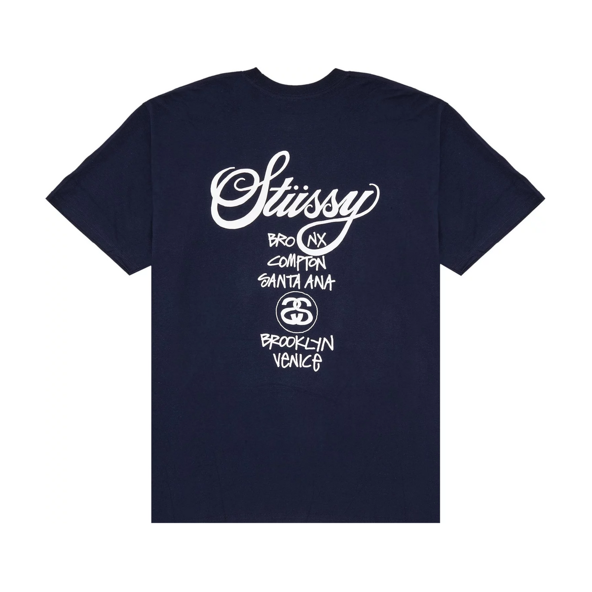 stüssy navy t-shirt