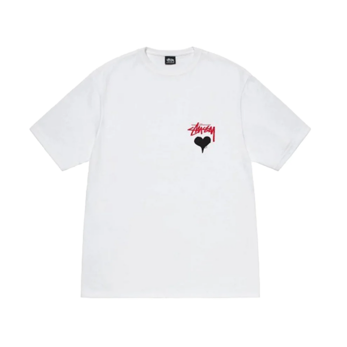 Stüssy Stock Heart T-shirt "White"
