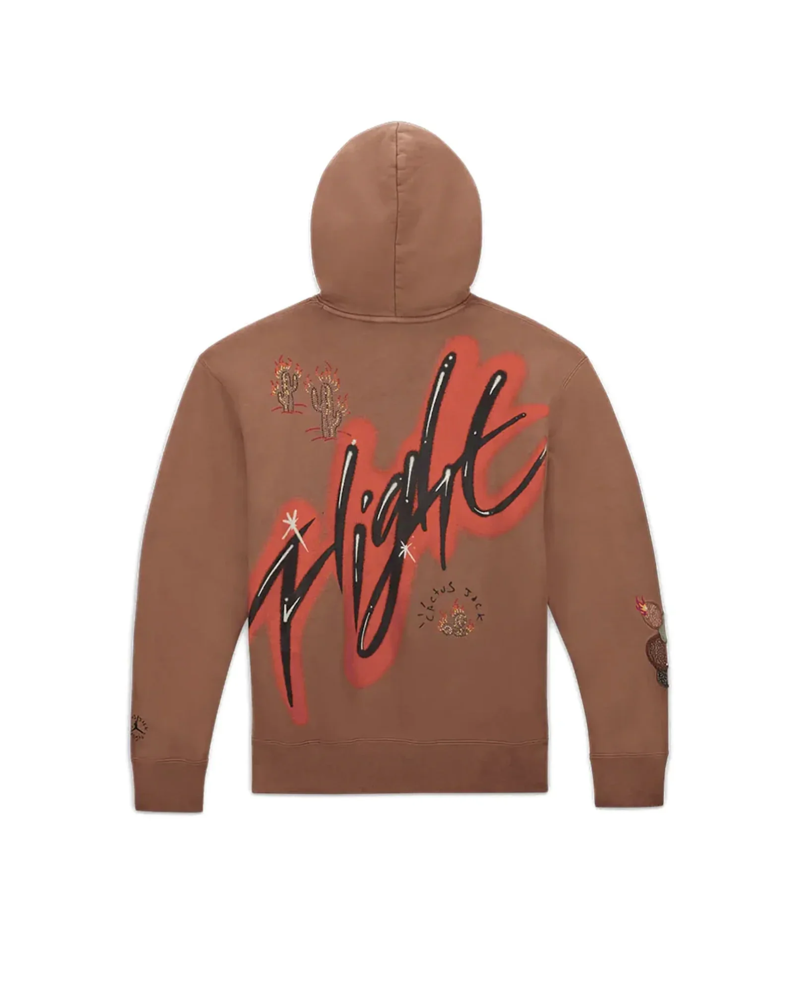 Cactus Jack hoodie brown