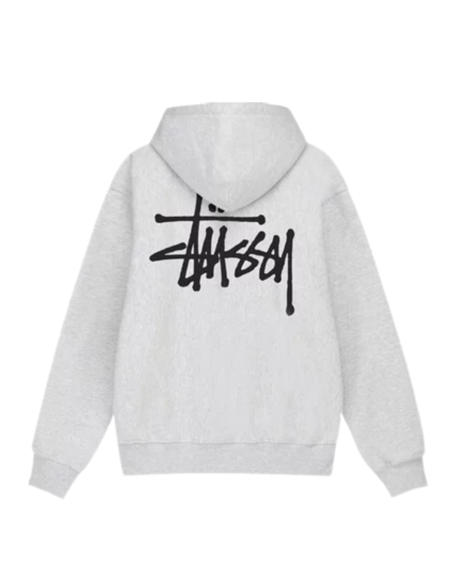 Stüssy Basic Zip Hoodie "Ash Heather"