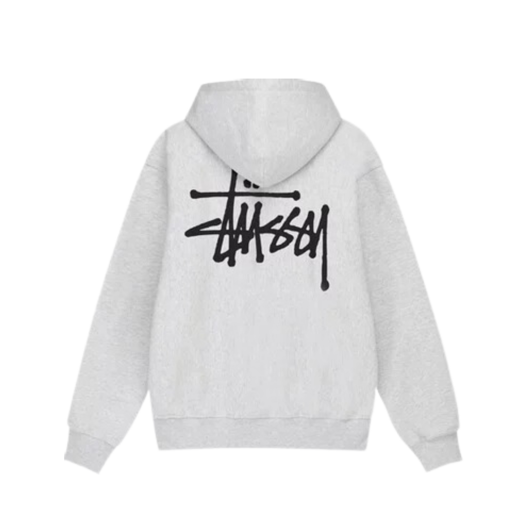 Stüssy Basic Zip Hoodie "Ash Heather"