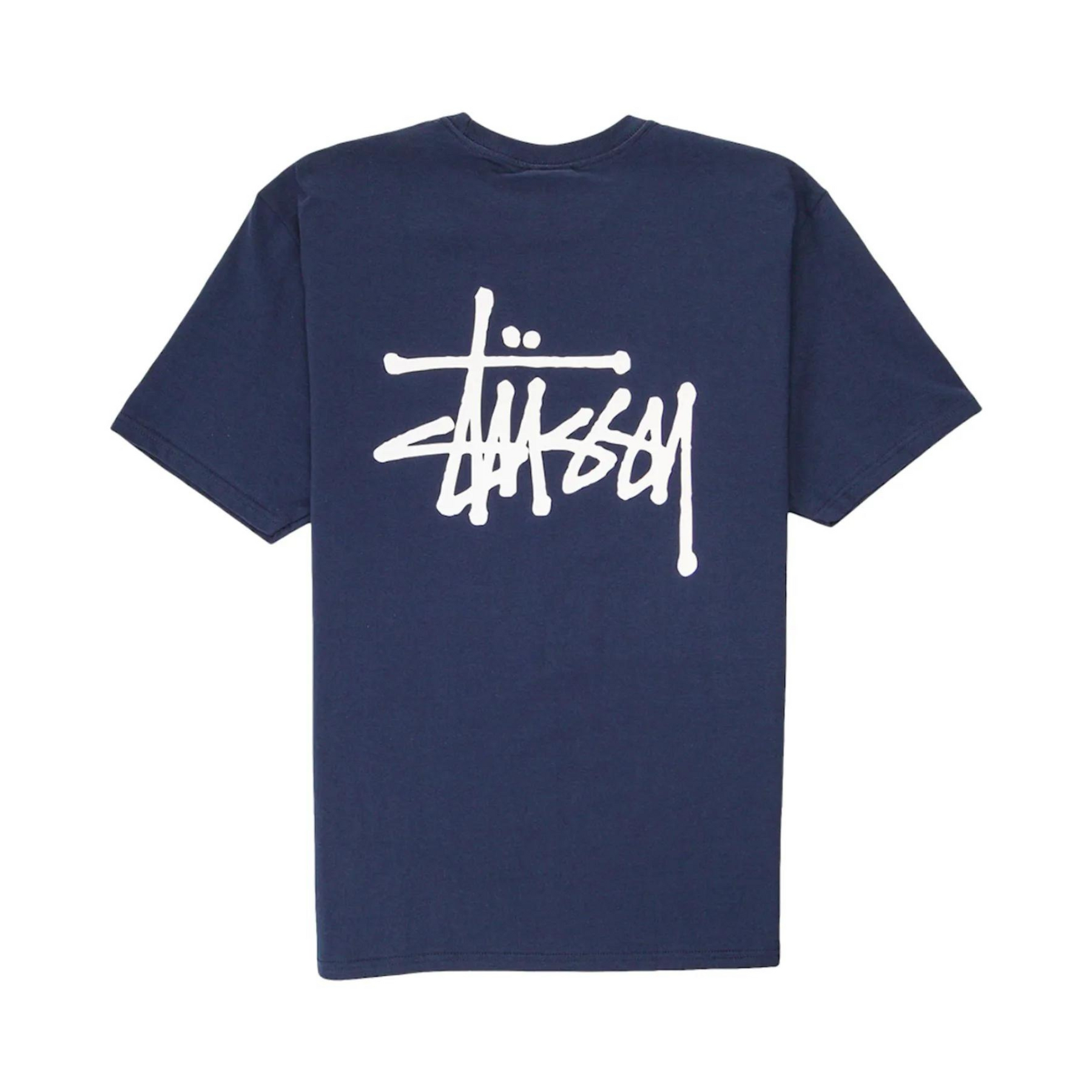 Stüssy Basic T-shirt "Navy" - street-bill.dk