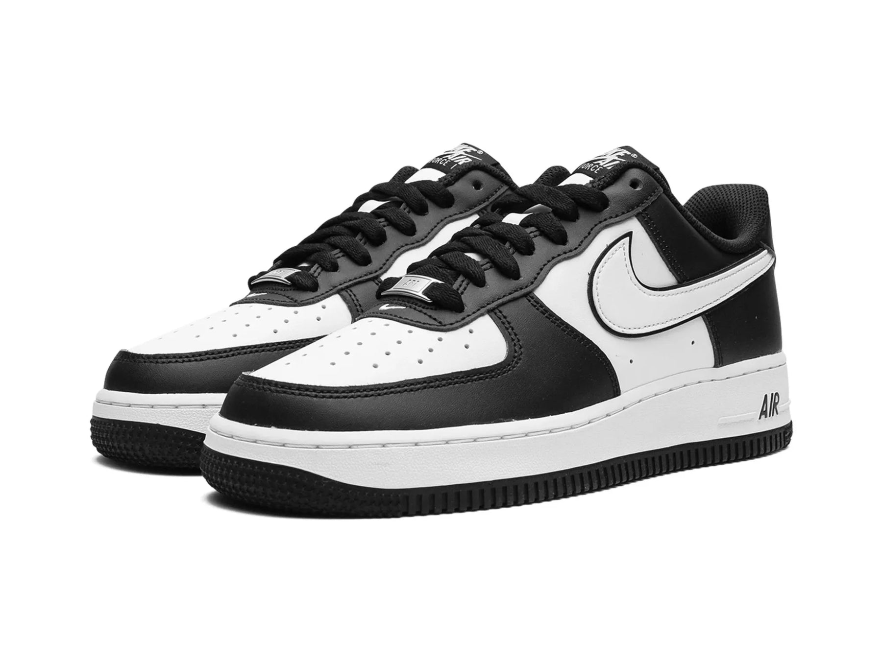 Nike Air Force 1 Low '07 White Swoosh Panda - street-bill.dk