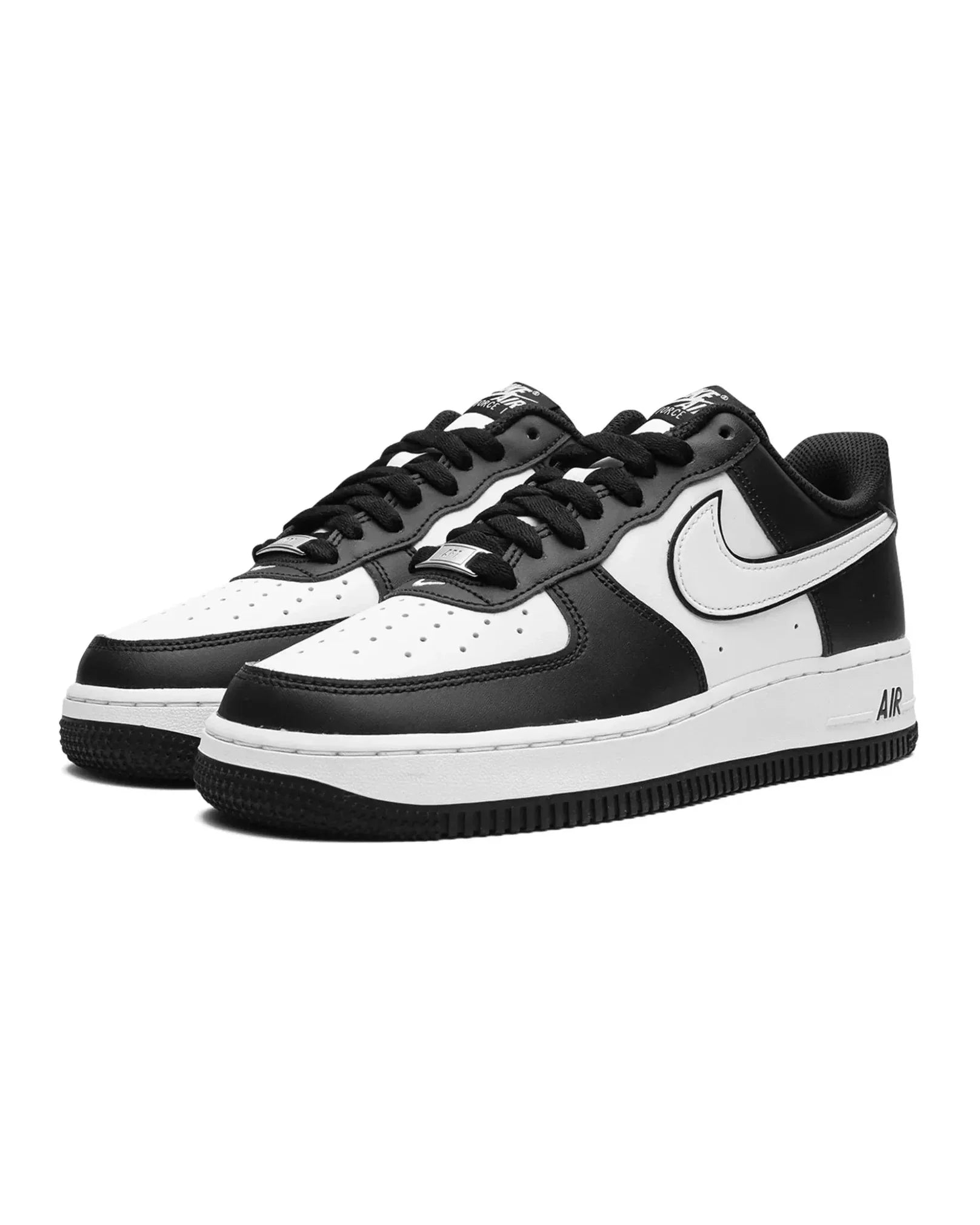 Nike Air Force 1 Low '07 White Swoosh Panda - street-bill.dk