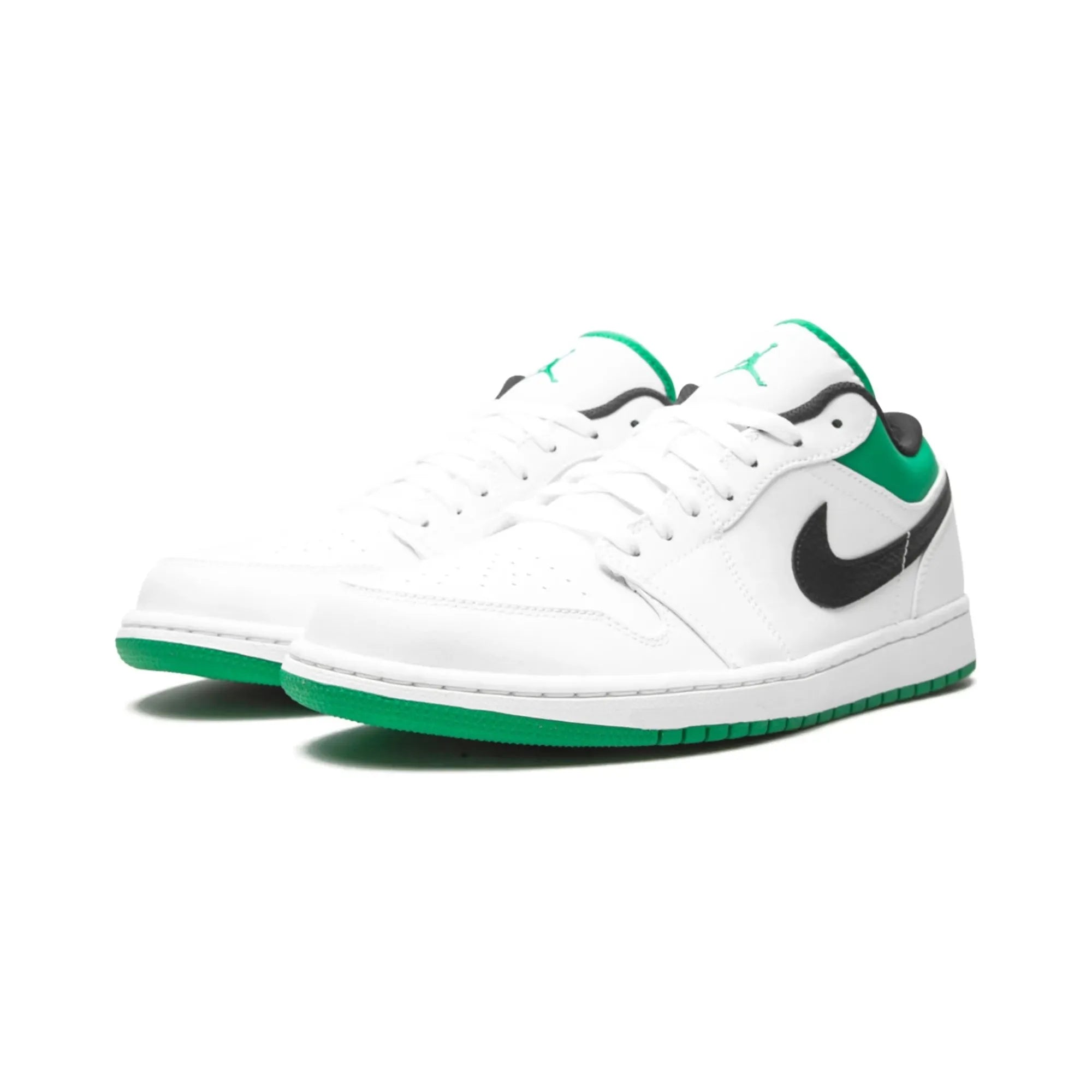Nike Air Jordan 1 Low "White Lucky Green Black" - street-bill.dk