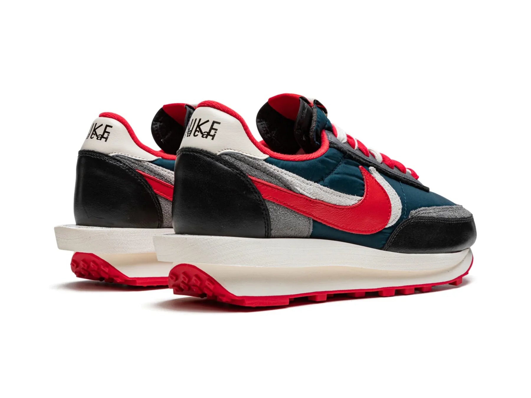 Nike LD Waffle X Sacai X UNDERCOVER "Midnight Spruce University Red" - street-bill.dk