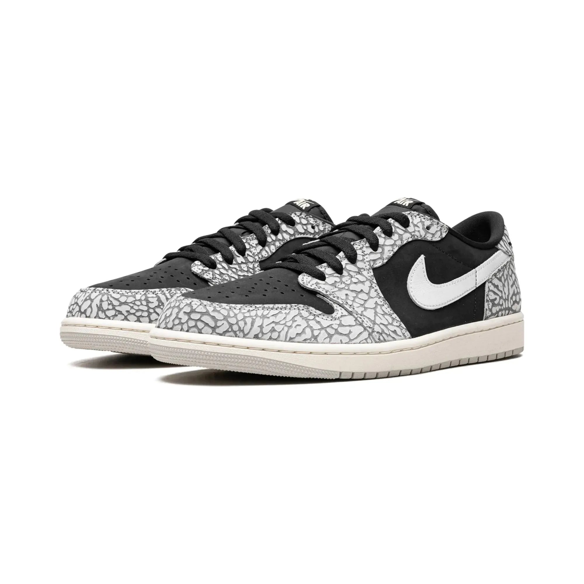 Nike Air Jordan 1 Retro Low OG "Black Cement" - street-bill.dk