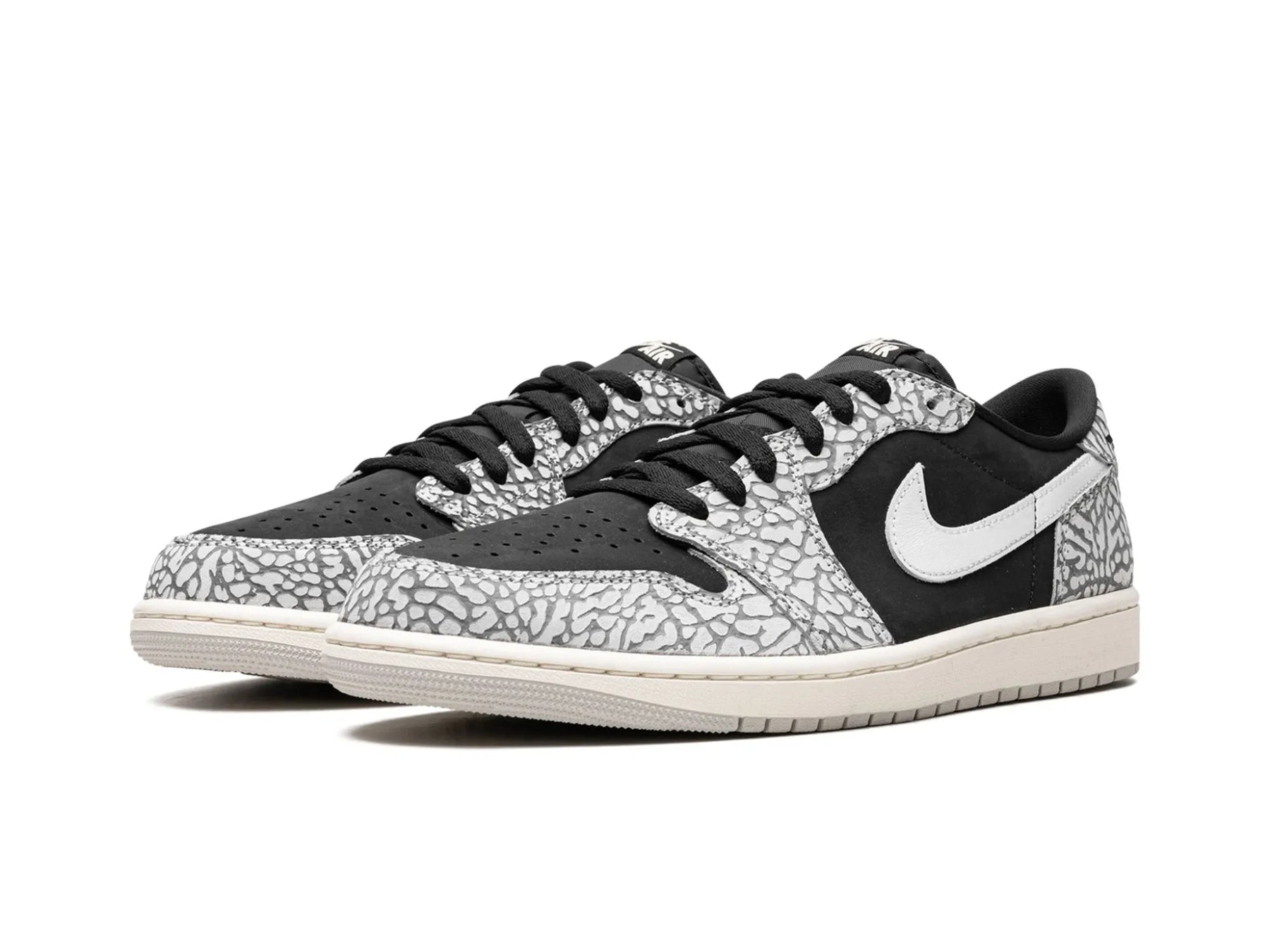 Nike Air Jordan 1 Retro Low OG "Black Cement" - street-bill.dk