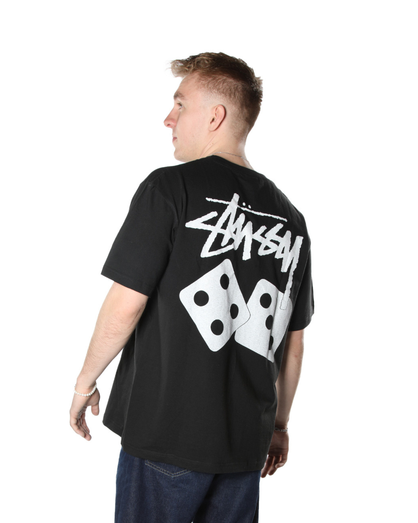 Stüssy Dice Pigment Dyed Tee "Black"
