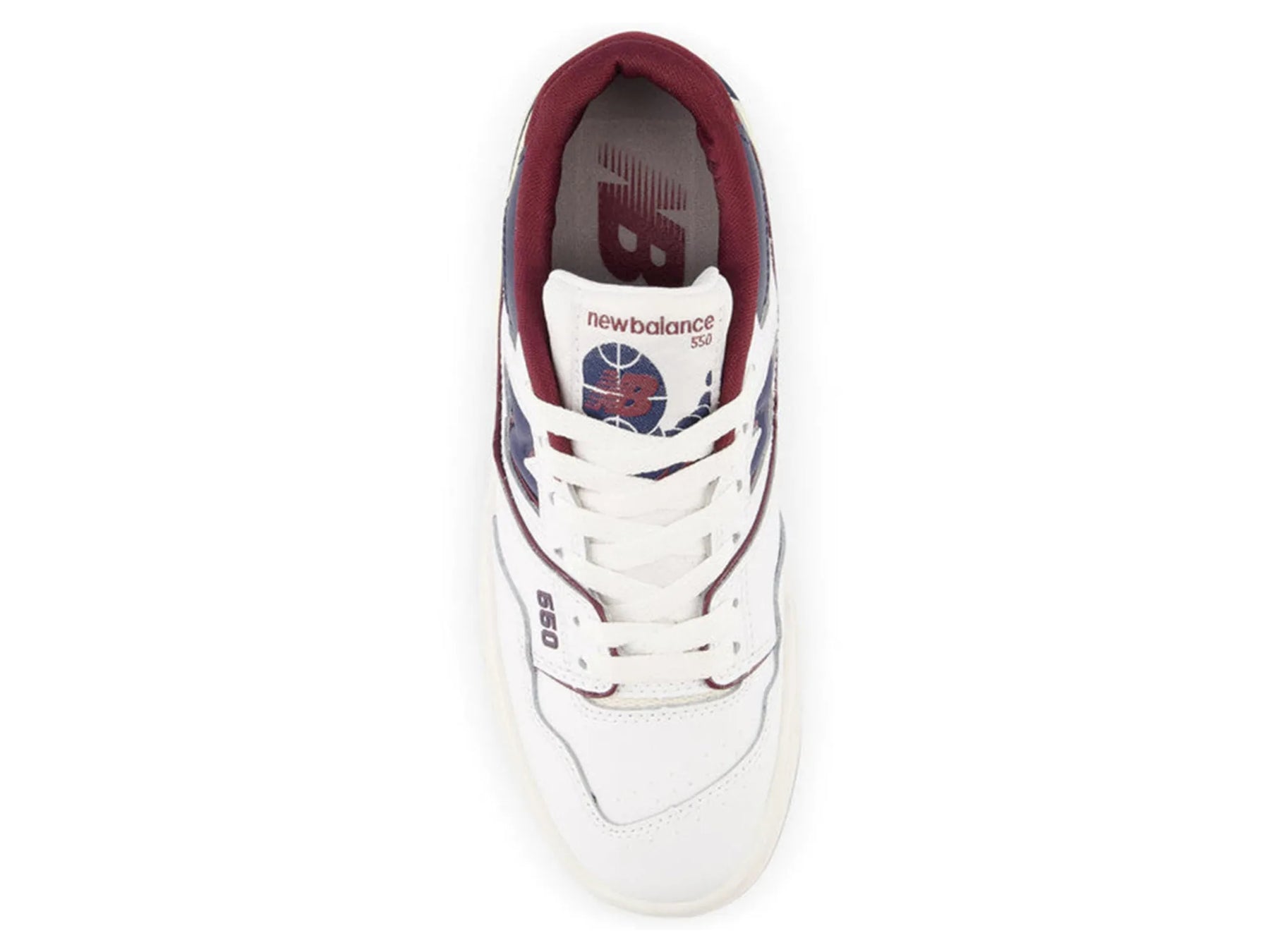 New Balance 550 "White Burgundy Navy" - street-bill.dk