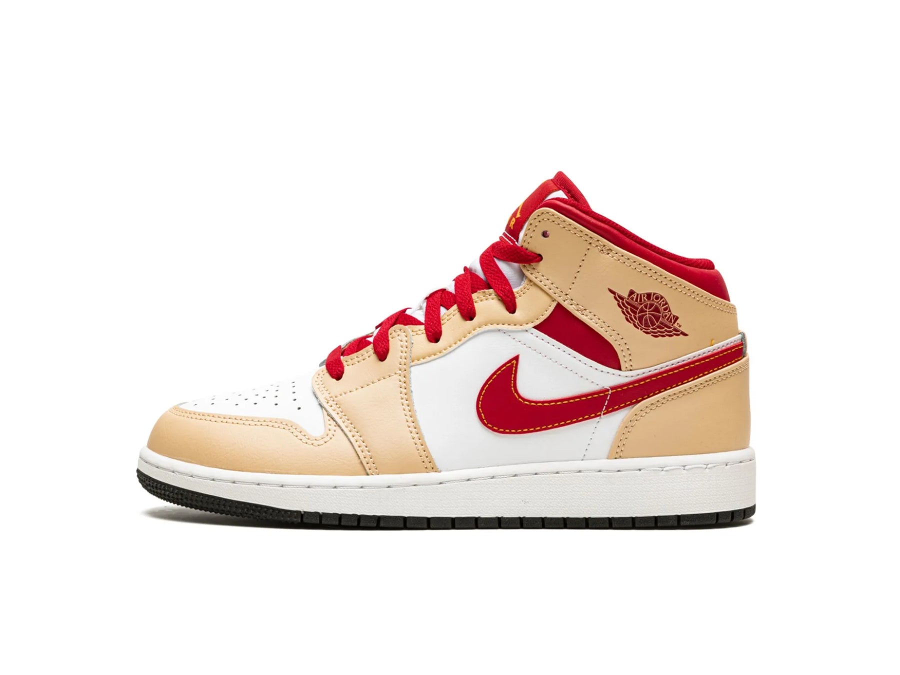 Nike Air Jordan 1 Mid "Beige Red" - street-bill.dk