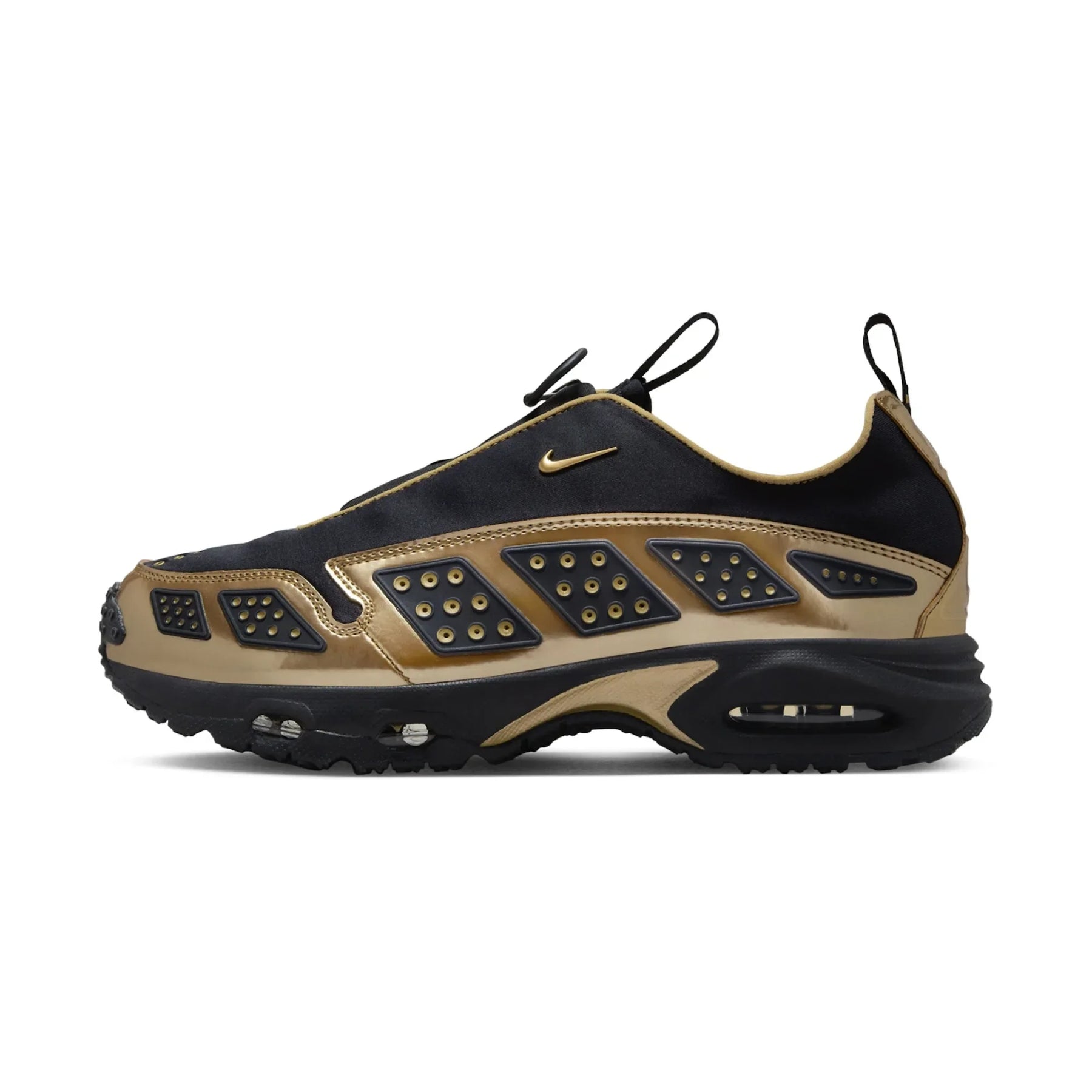 Nike Air Max Sunder Black Dark Smoke Grey Metallic Gold (Women's)