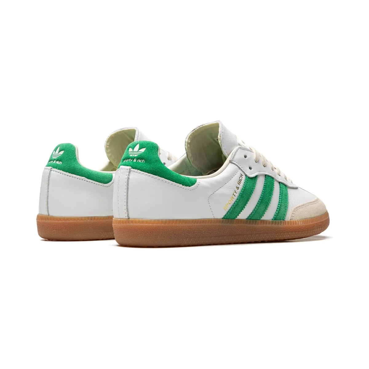 Adidas Samba "Sporty & Rich White Green" - street-bill.dk