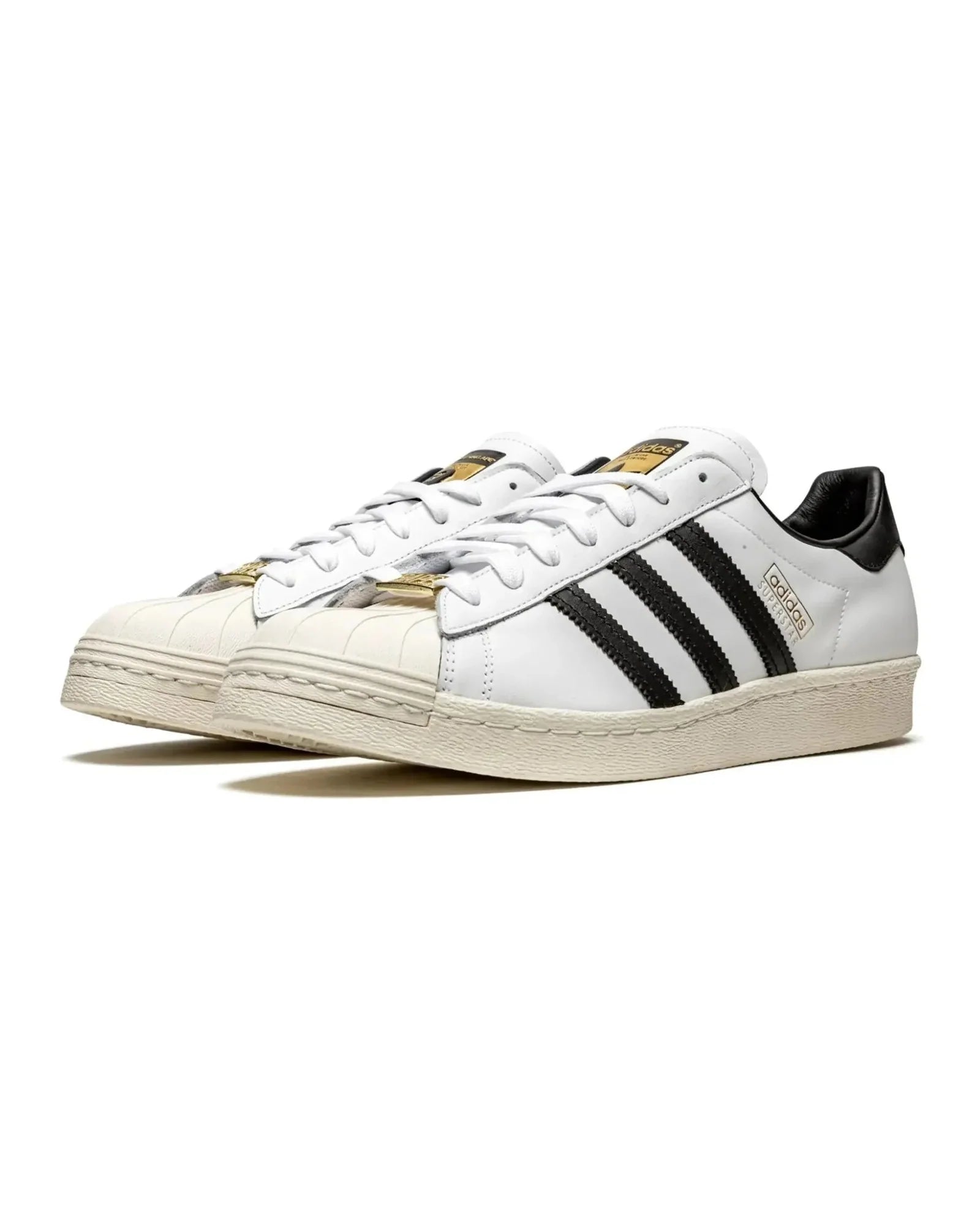 Adidas Superstar 80's X Bape "White Black" - street-bill.dk