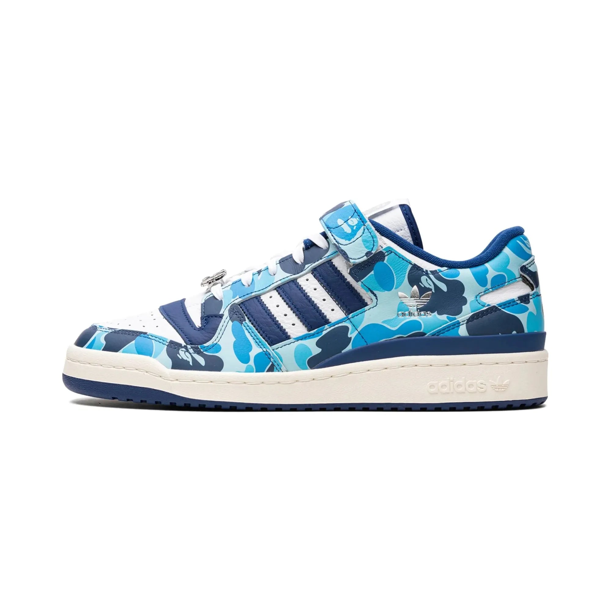 Adidas Forum 84 Low Bape "30th Anniversary Blue Camo" - street-bill.dk
