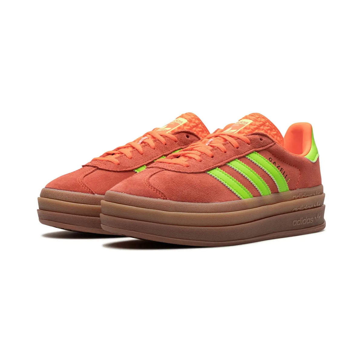 Adidas Gazelle Bold "Solar Orange Solar Green" - street-bill.dk