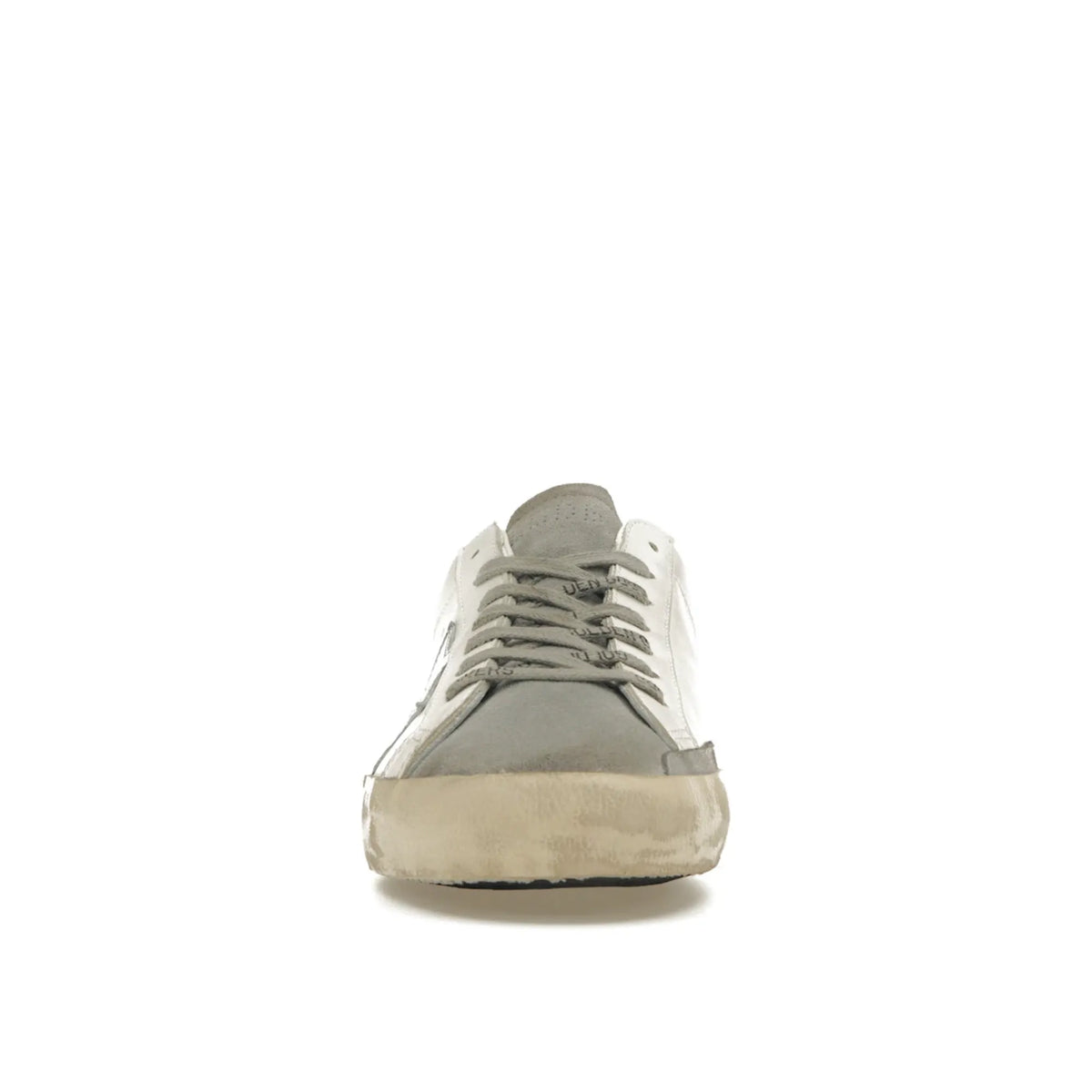 Golden Goose Super-Star White Silver Green