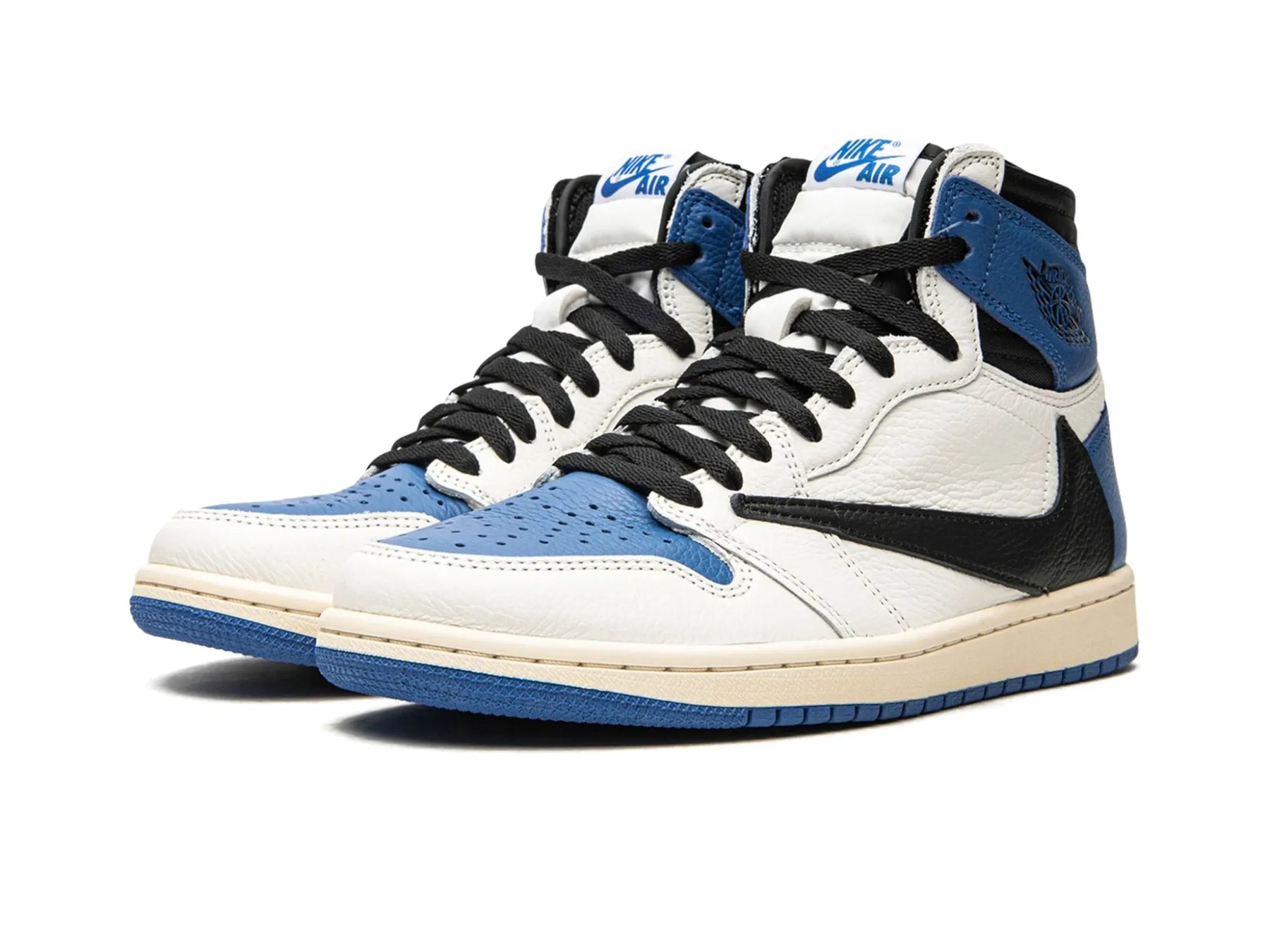 Nike Air Jordan 1 Retro High Travis Scott Fragment "Military Blue" - street-bill.dk