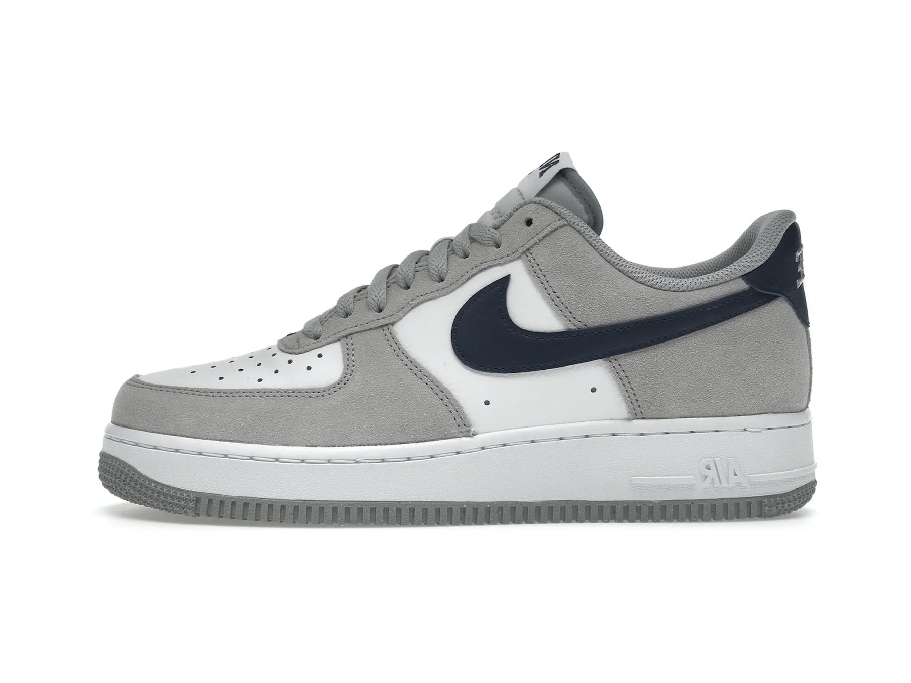 Nike Air Force 1 Low '07 "Light Smoke Grey Midnight Navy" - street-bill.dk