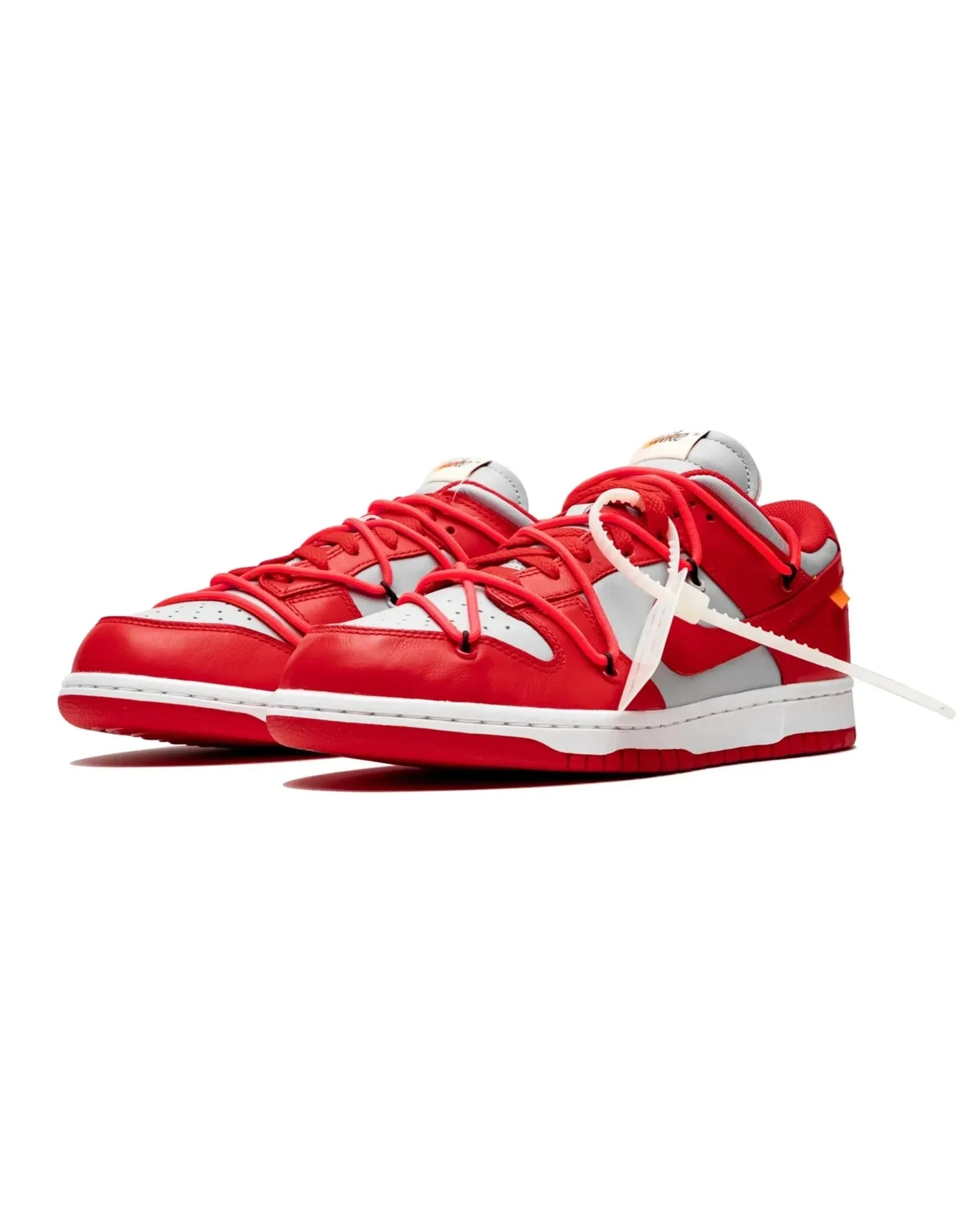 Nike Dunk Low X Off-White "University Red" - street-bill.dk