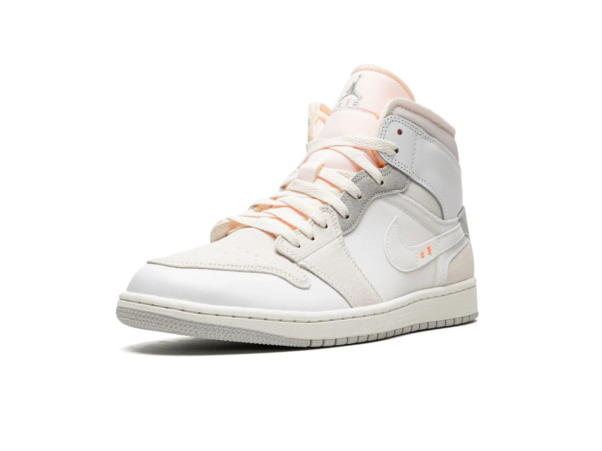 Nike Air Jordan 1 Mid SE Craft "Inside Out White Grey" - street-bill.dk