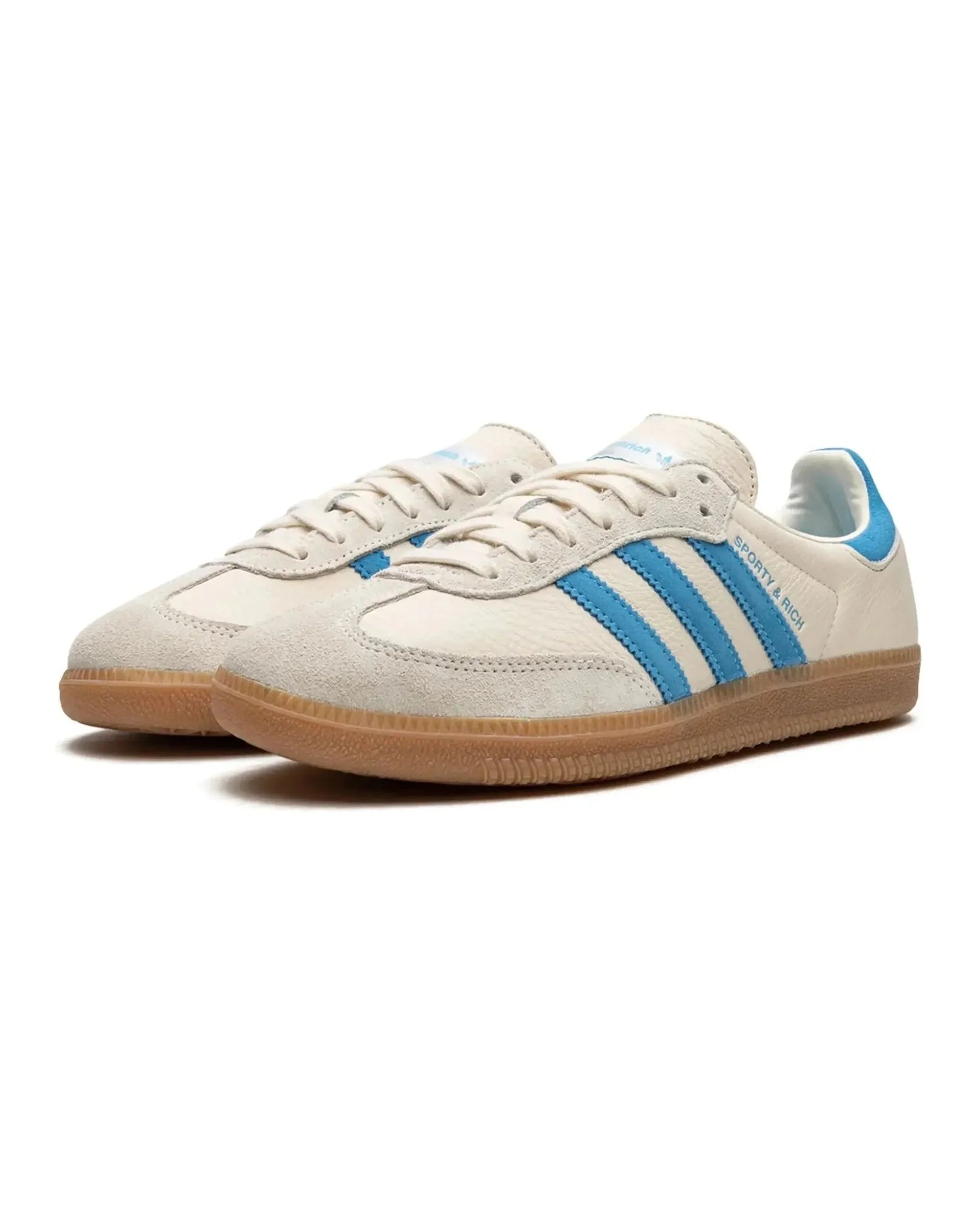 Adidas Samba OG Sporty & Rich "Beige Blue" - street-bill.dk