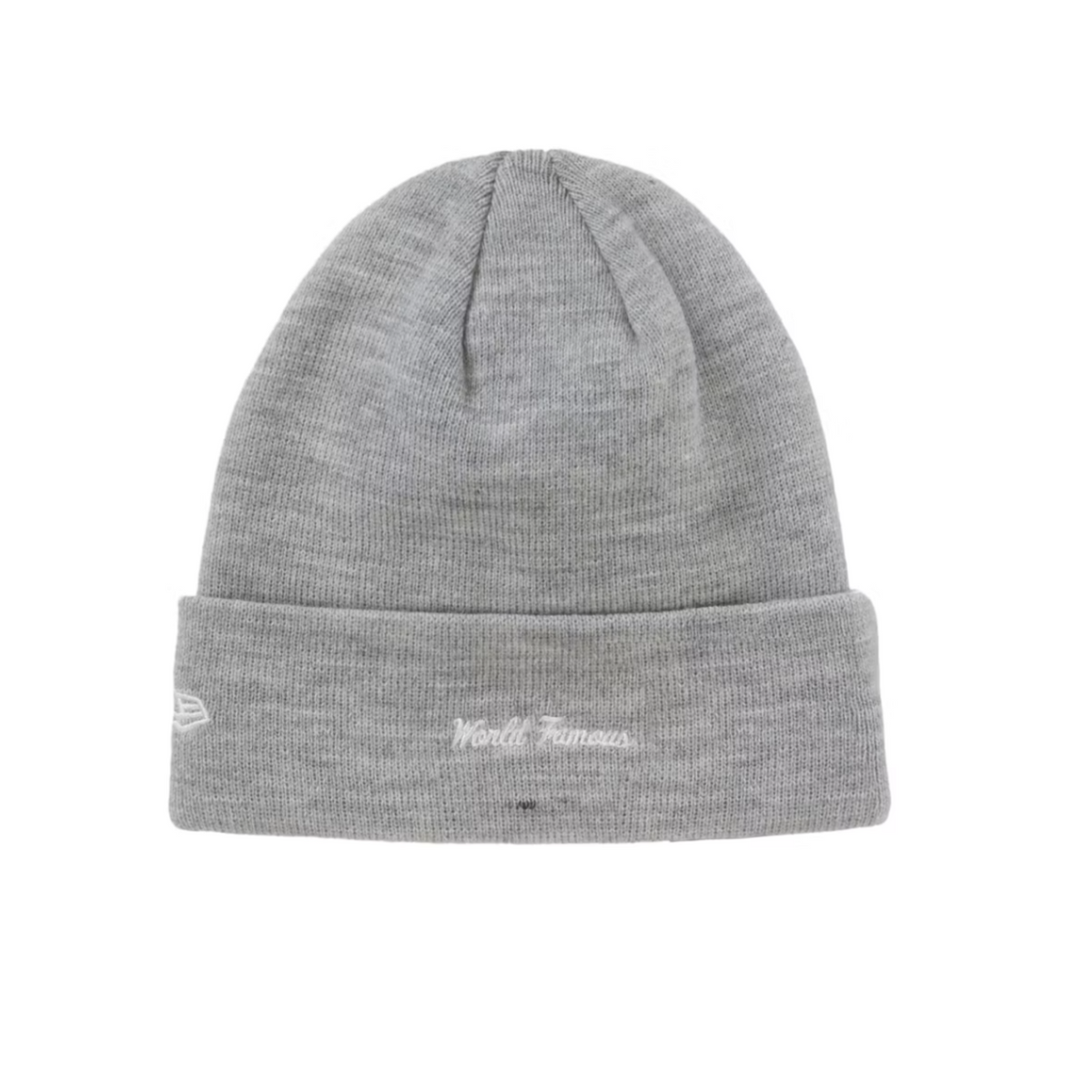 Supreme New Era Box Logo Beanie (FW22) "Heather Grey"