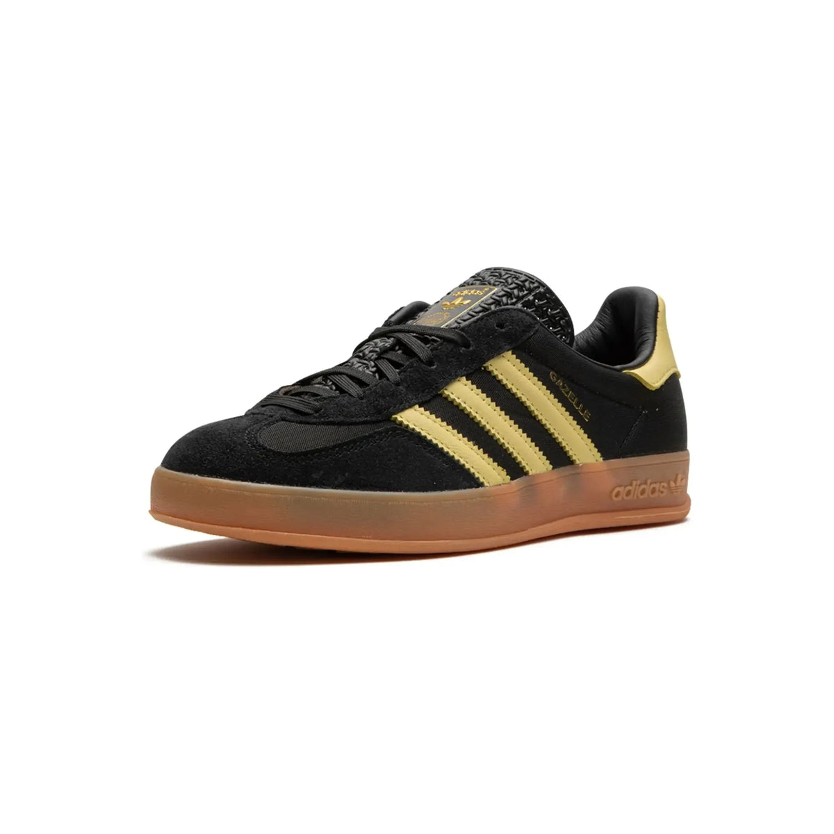 Adidas Gazelle Indoor "Black Almost Yellow Gum" - street-bill.dk