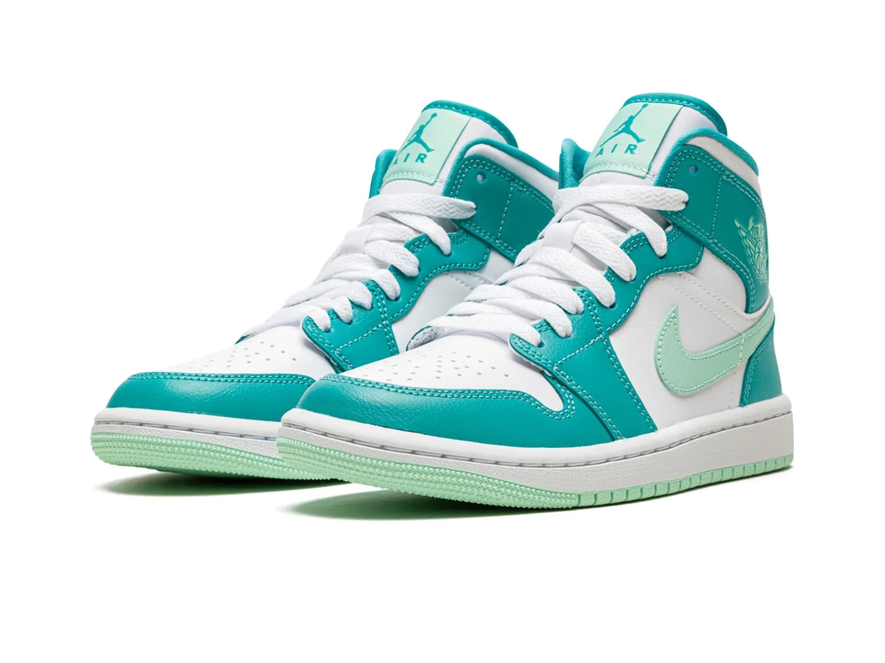 Nike Air Jordan 1 Mid "Washed Teal" - street-bill.dk