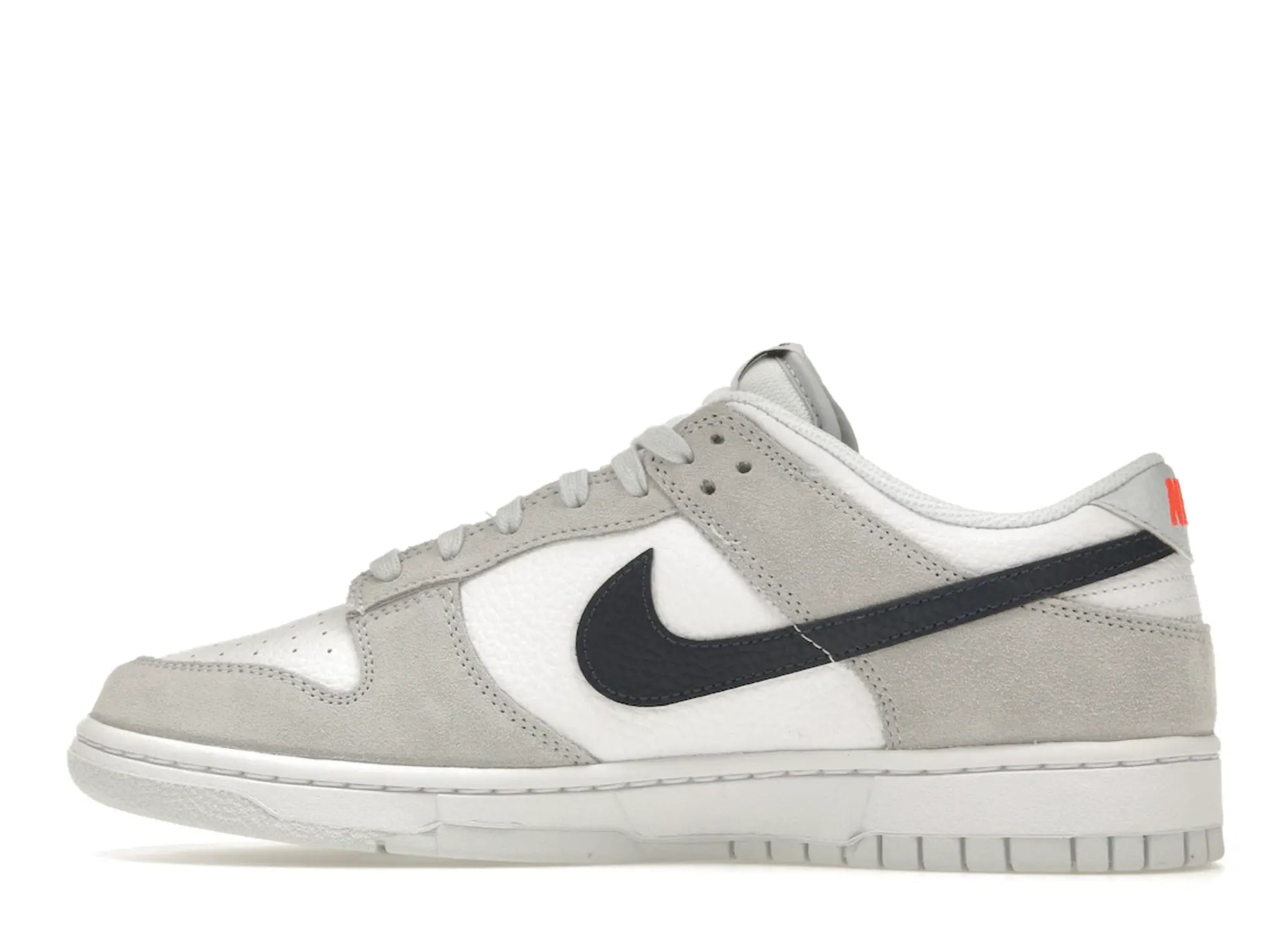 Nike Dunk Low "White Grey Navy Aqua Mini Swoosh" - street-bill.dk