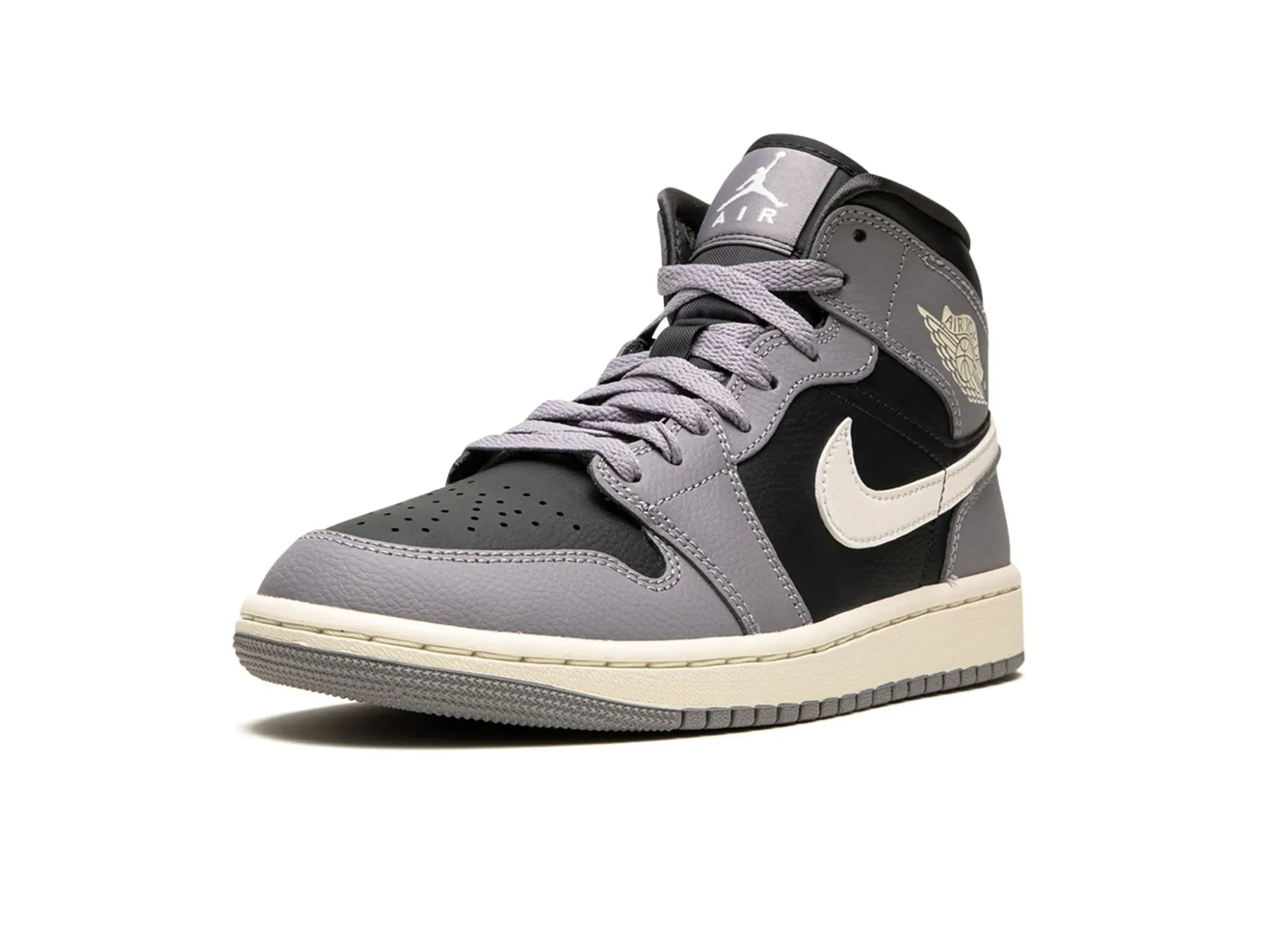 Nike Air Jordan 1 Mid "Cement Grey" - street-bill.dk