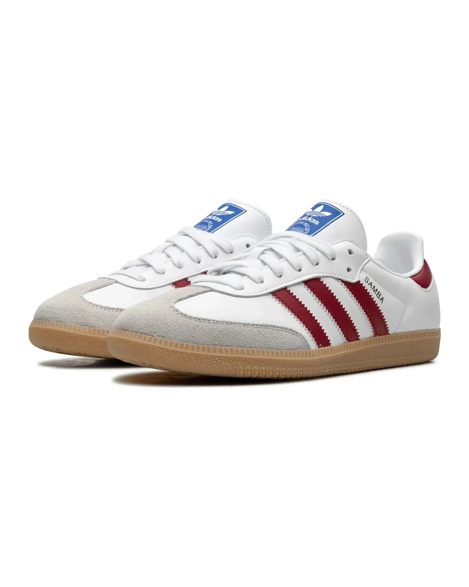 adidas Samba OG White Burgundy Gum