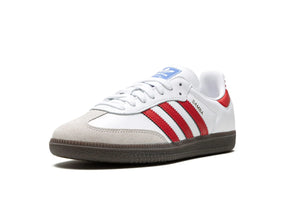 Adidas Samba "White Better Scarlet" - street-bill.dk