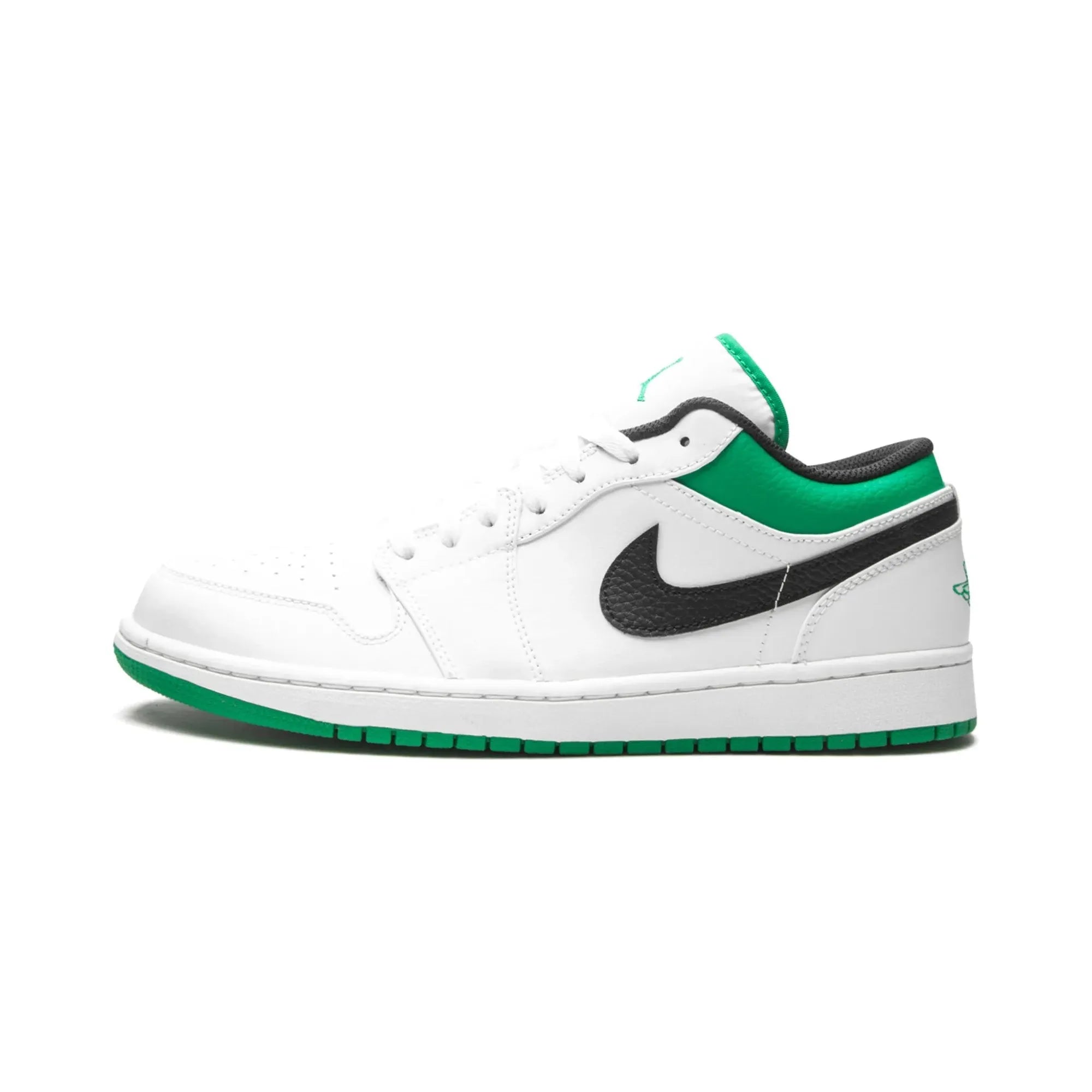 Nike Air Jordan 1 Low "White Lucky Green Black" - street-bill.dk